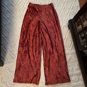 Banana Republic, velvet, wide leg pant